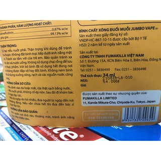 MÁY XÔNG ĐUỔI MUỖI JUMBO
