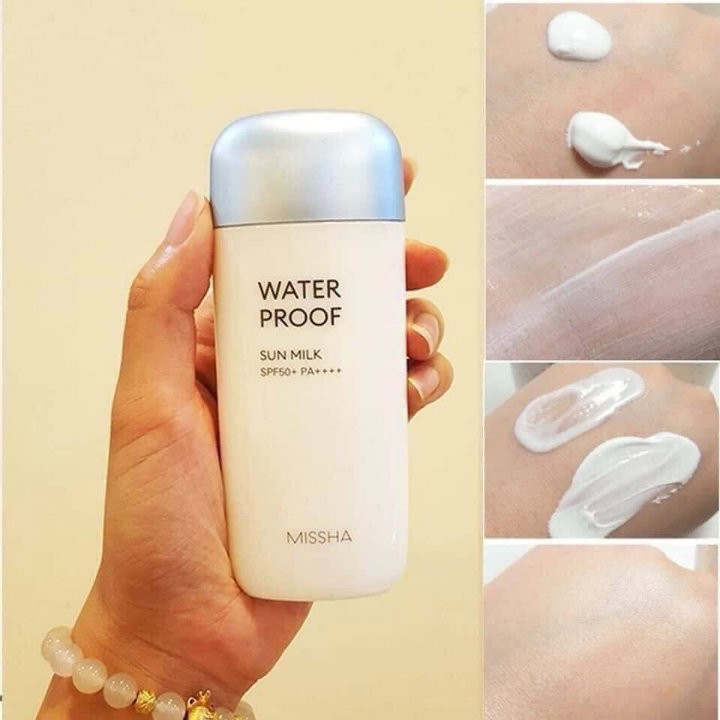 (DATE 6/2021 Thanh ly khong co vo hop)Kem chống nắng Missha All Around Safe Block Water Proof Sun Milk SPF50+/PA+++