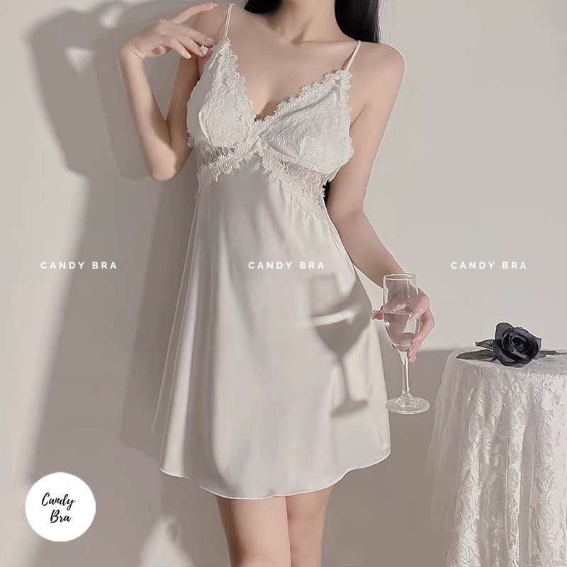 Váy ngủ Petty Sleep - Bộ ngủ mặc nhà dễ thương - Candy