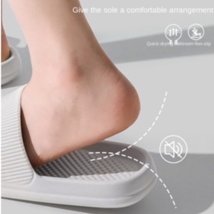 Dép Đi Trong Nhà Đế Dày Chống Trượt Thời Trang Mùa Hè Cho Nam Và Nữ