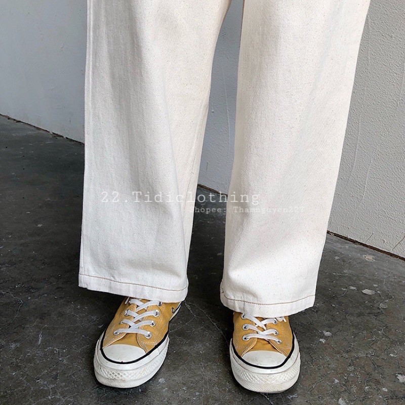 Quần bò ống rộng jeans ulzzang có size bigsize