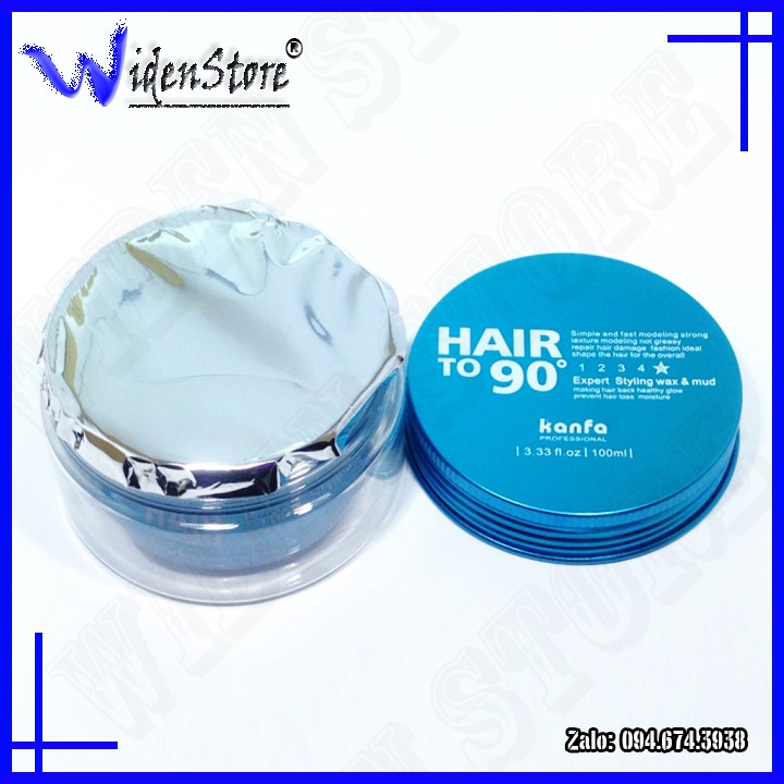 [FREESHIP VÀ TẶNG KÈM LƯỢC] Combo sáp vuốt tóc Kanfa (Hair to 90) hộp xanh dương và gôm xịt tóc Butterfly Shadow 600ml