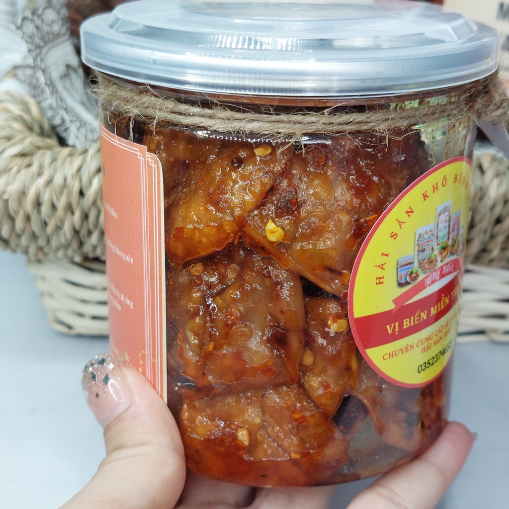 Mực Rim Sa Tế Vị Biển, Đồ Ăn Vặt Ngon Rẻ Hủ PET 200gr Thực Phẩm Ăn Liền | BigBuy360 - bigbuy360.vn