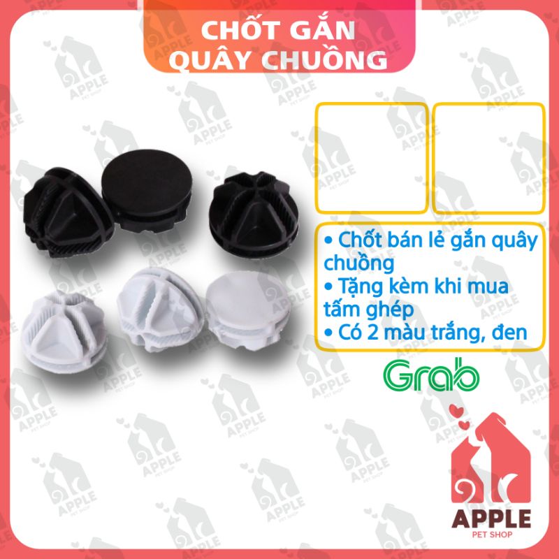 [CHỐT - KHÓA] Chốt gắn tấm/miếng ghép quây chuồng và khóa gài cửa