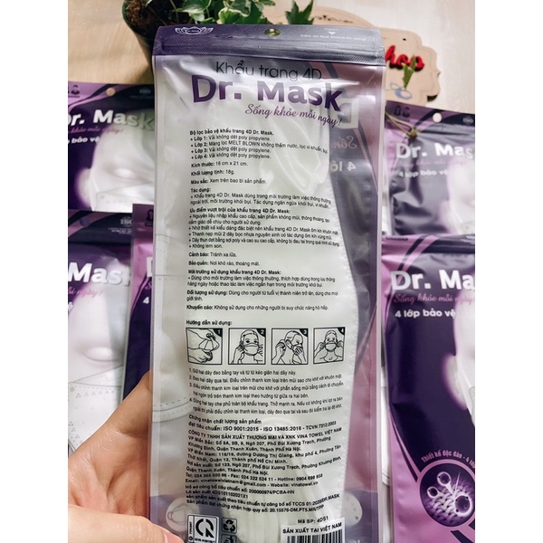 Khẩu trang Dr.Mask 4 lớp