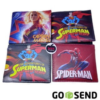 Ví trẻ em in hình siêu anh hùng Spiderman Captain Superman