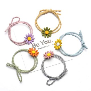 💐 Dây buộc tóc hoa cúc dễ thương – Hot trend cho nàng 💐
