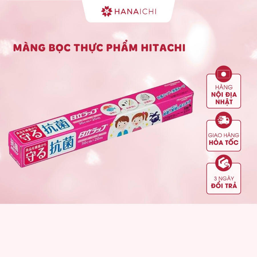 Màng Bọc Thực Phẩm Kháng Khuẩn Hitachi Nhật Bản - kích thước 30cm x 20m