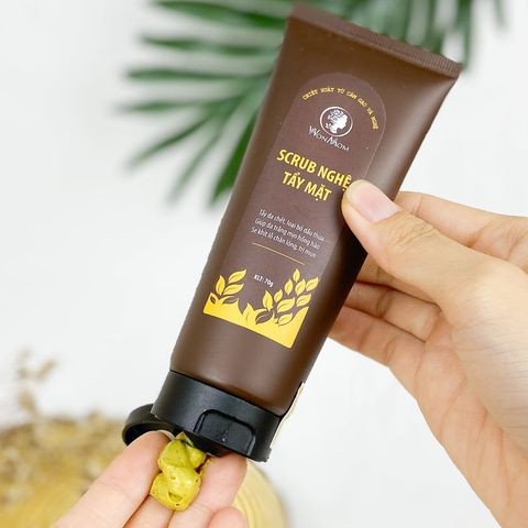 Scrub Nghệ Tẩy da chết mặt WonMom 70gr