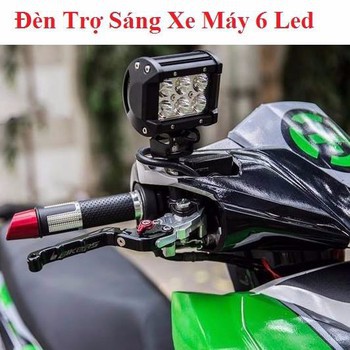 đèn đi phượt xe máy c6 6 bóng