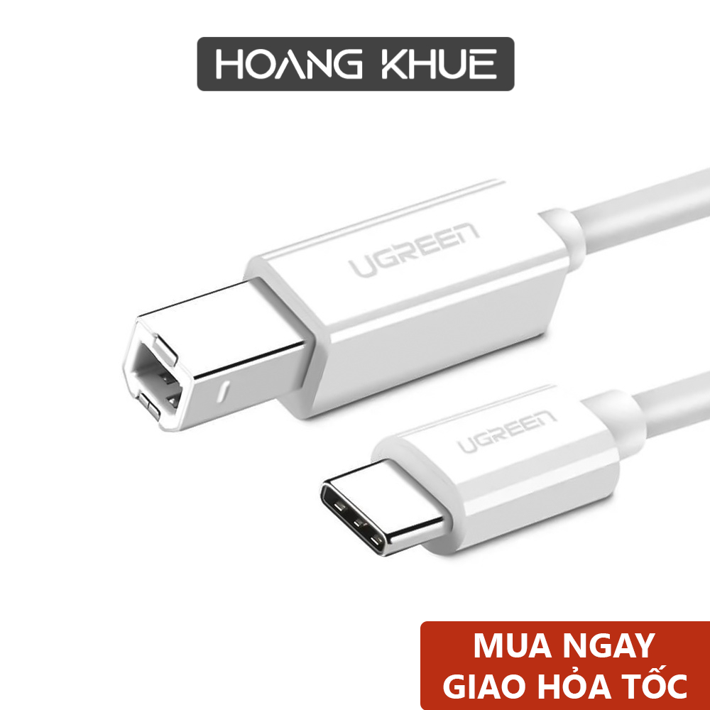 Cáp máy in cổng USB Type C UGREEN dài 1 đến 1.5m US241