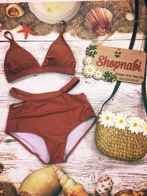 [Siêu Sale] Bikini màu rêu, đen, đỏ, cam đất siêu hot - Belle Store | BigBuy360 - bigbuy360.vn