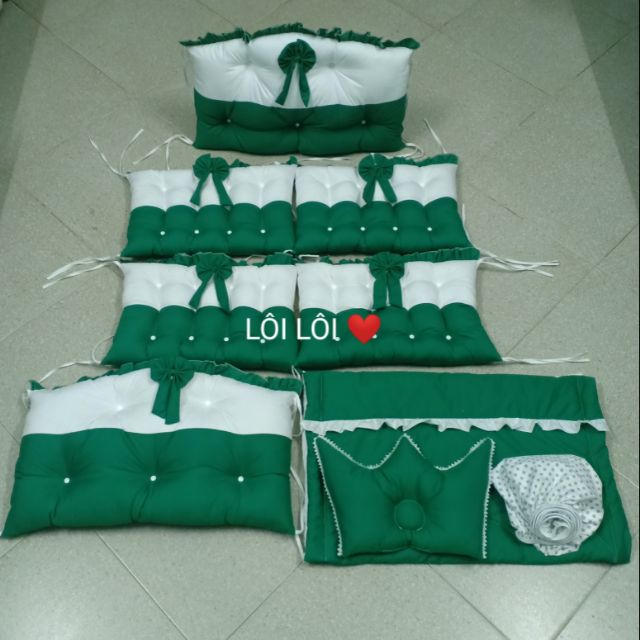 Combo quây cũi, chăn, ga, gối