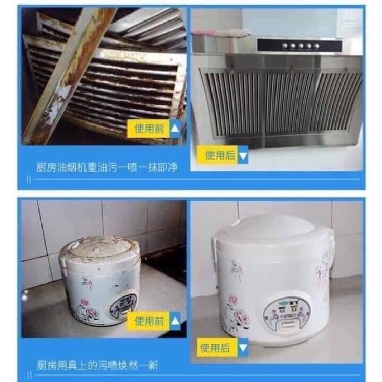 Xịt tẩy đa năng tẩy vết ố, dầu mỡ trên sàn nhà bếp ga