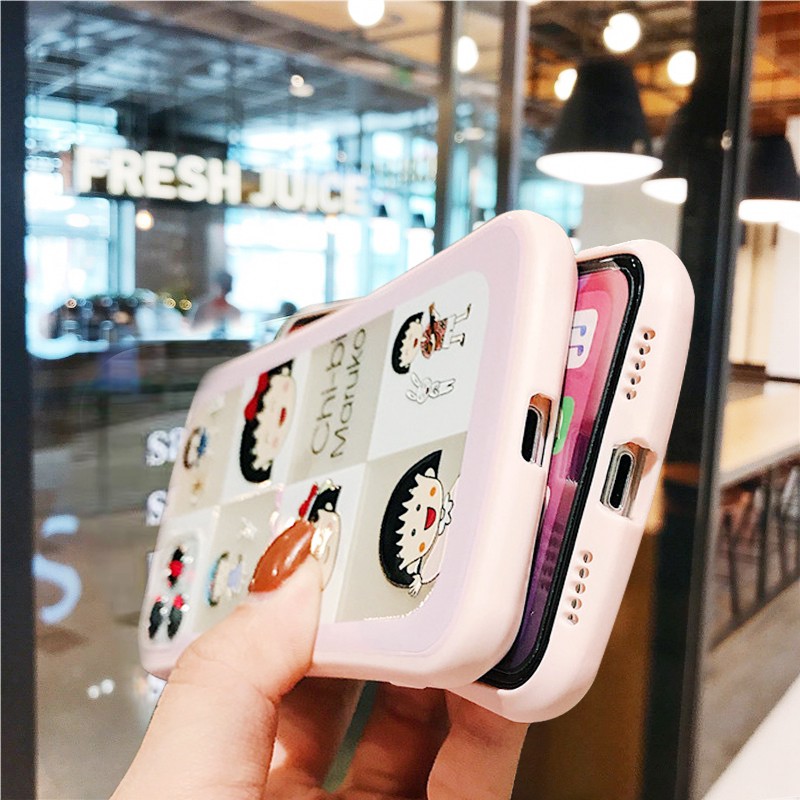 Ốp lưng iphone Anh Đào V2 viền cong 5/5s/6/6plus/6s/6splus/7/7plus/8/8plus/x/xr/xs/11/12/pro/max/plus/promax | BigBuy360 - bigbuy360.vn