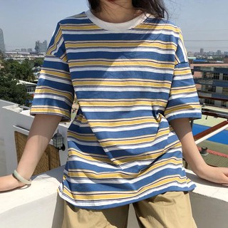Áo phông kẻ ngang ulzzang