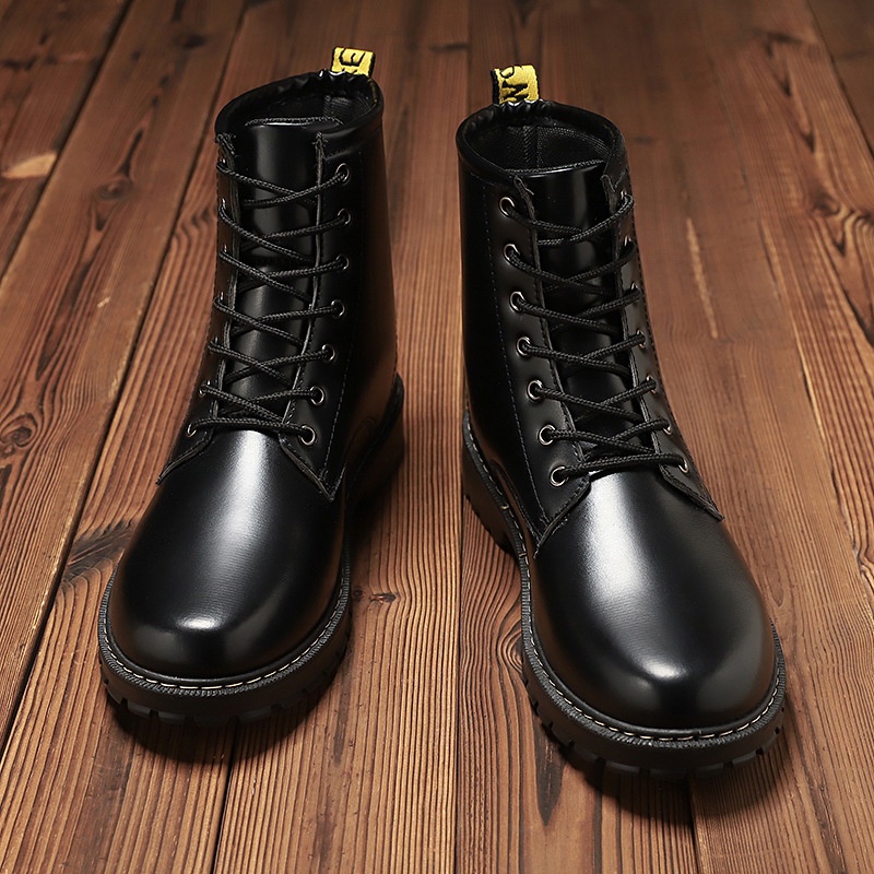 [ VIDEO THẬT] Giày COMBAT BOOTS ,Giày bốt nam bốt cổ cao kiểu dáng trẻ trung năng động đế cao da mềm đi rất êm chân -Q51