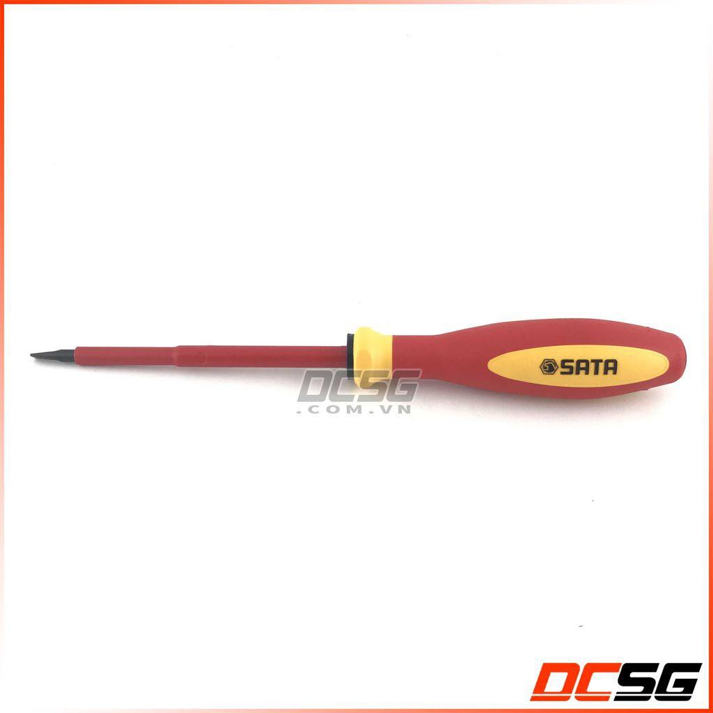 Tuốc nơ vit dẹp 6.5x150mm cách điện 1000V Sata 61315