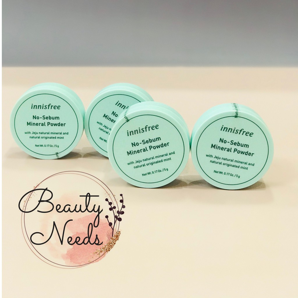 Phấn Phủ Kiềm Dầu Dạng Bột Khoáng Innisfree No Sebum Mineral Powder 5g