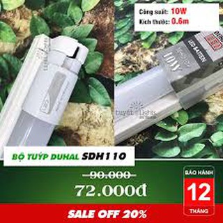 Bộ máng đèn led samsung nano batten t8 duhal bộ đèn led 0.6m 1m2 duhal