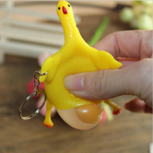 Móc khóa gà đẻ trứng