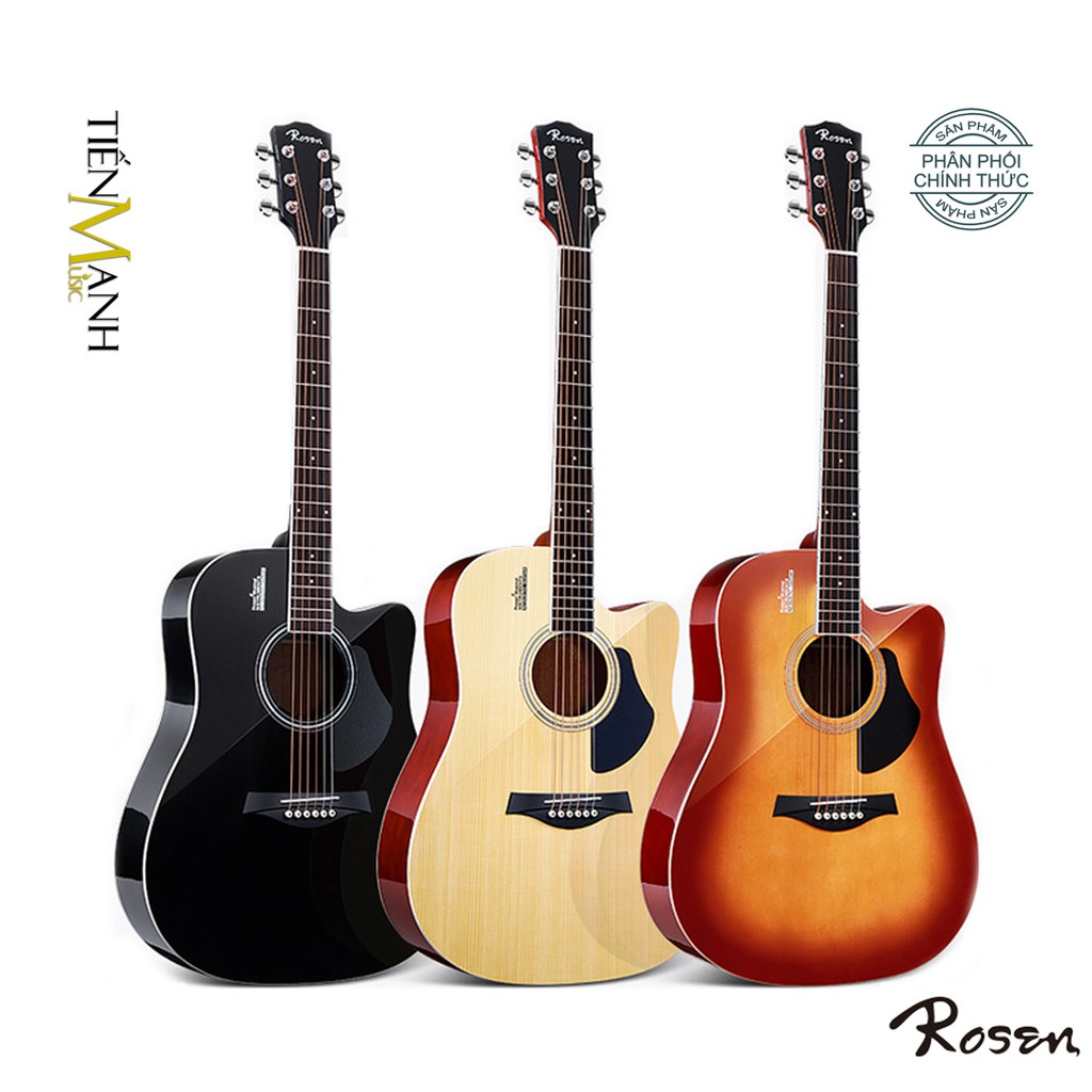 Đàn Guitar Acoustic Rosen G11, G12, G13, G15 - Bảo trì trọn đời - Cam kết 100% Chính hãng nhập khẩu bởi Tiến Mạnh Music