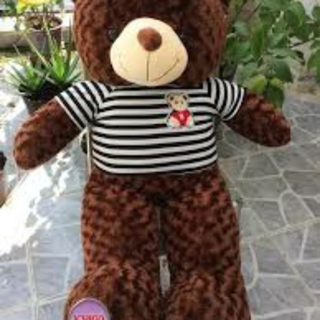 Gấu bông Teddy Cao Cấp khổ vải 1m2 Cao 1M màu Nâu hàng VNXK