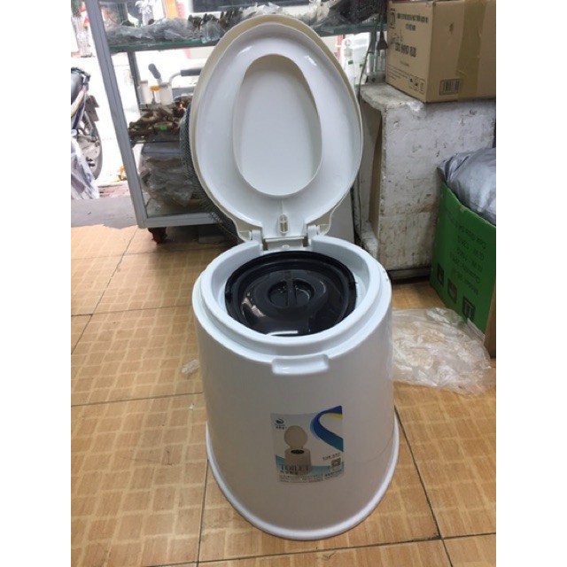 🌼Bô Vệ Sinh Cho Người Già,☘🌱 Toilet Di Động Nhựa Cao Cấp🌼