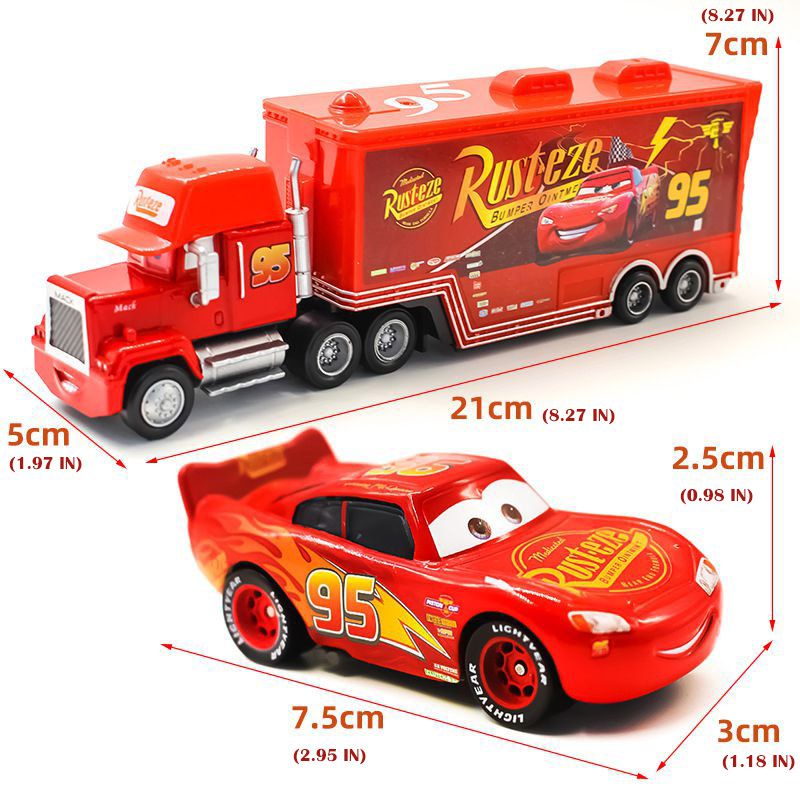 Mc Uncle + Mcqueen Roadblock Racing Car Toys for Kids / Adults
