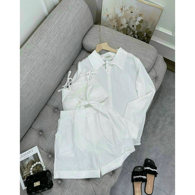 [ CONCEPT ĐI BIỂN/ DÃ NGOẠI ] SET 3 MÓN ĐŨI, VẢI MỎNG MẶC THOÁNG MÁI, THỜI TRANG, ĐỦ CÁC SIZE UP SHOP HHP