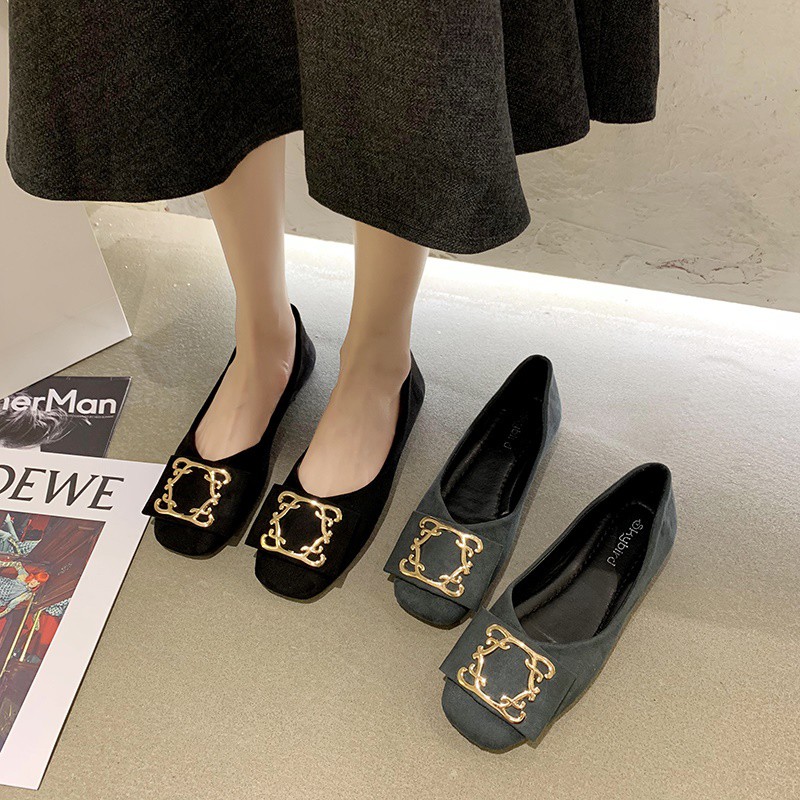 Giày Búp Bê Phối Nơ Xinh Xắn Dành Cho Nữ 41-43 | BigBuy360 - bigbuy360.vn