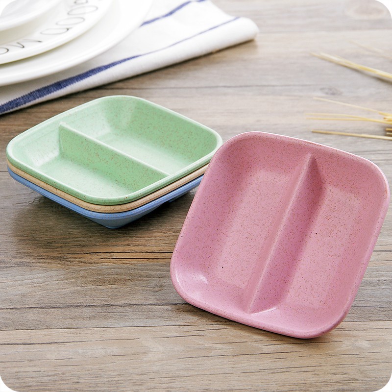 Khay đựng nước chấm gia vị lúa mạch .