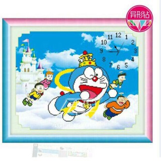 Tranh Đính Đá- Đôremon Nobita. 77498 kt 60x50cm