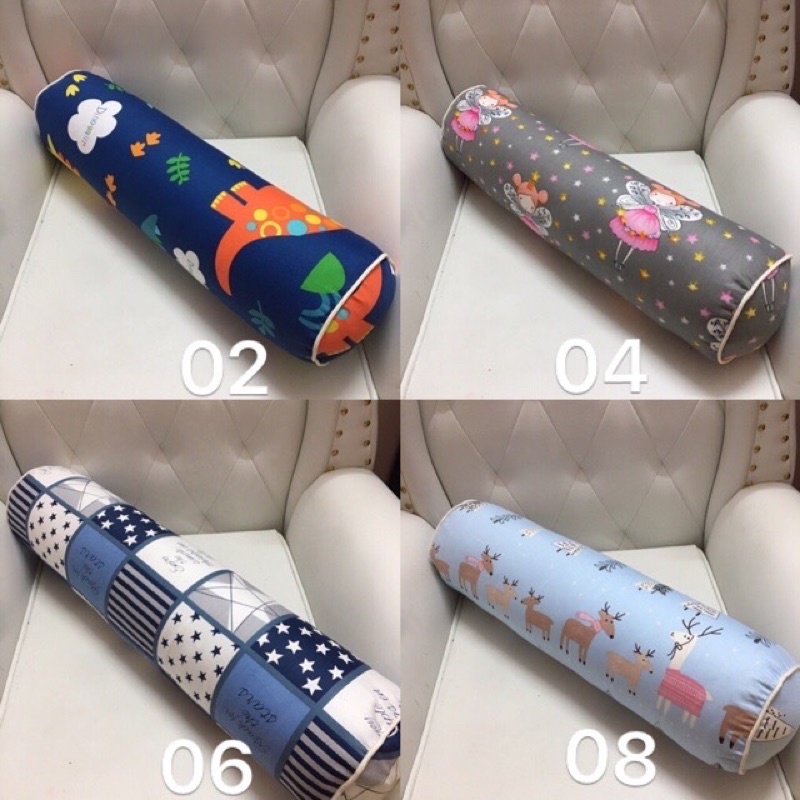 Ruột Gối Ôm Trẻ Em Kích Thước 20cmx60cm Hoạ Tiết Xinh Xắn Cho Bé Trai Và Bé Gái,Ruột Là Bô