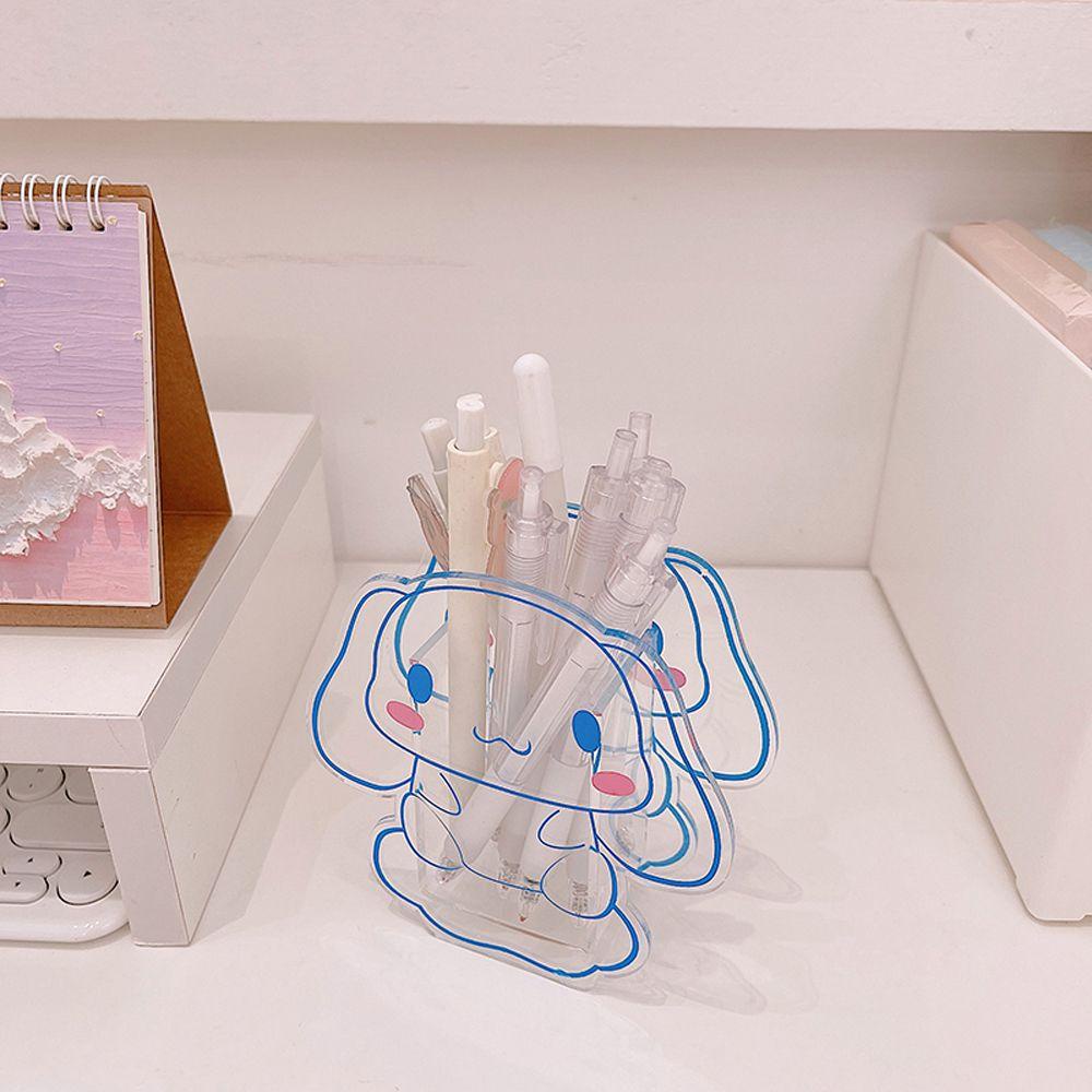 [COD] Giá Đỡ Bút Bằng Acrylic Hình Chú Chó Cinnamoroll Melody Đáng Yêu
