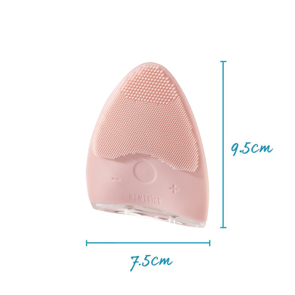 Máy rửa mặt Silicone kháng khuẩn công nghệ siêu âm Blossom HoMedics FAC-310