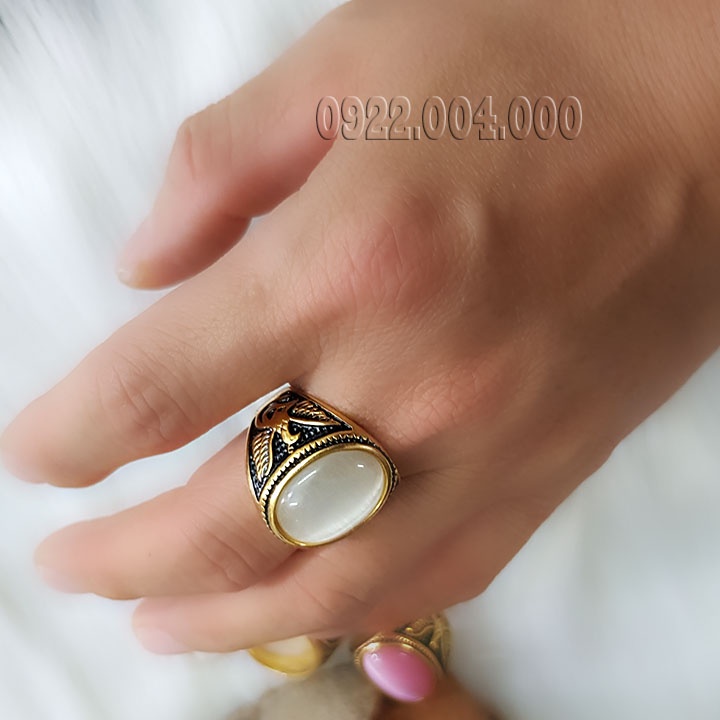 Nhẫn nam mặt đá màu NZ1794