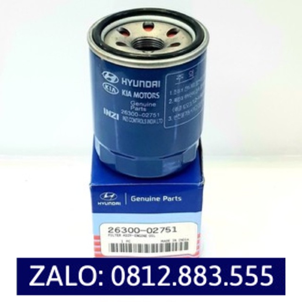 [Sỉ-Lẻ] Lọc nhớt, lọc dầu động cơ xe Hyundai i10, Morning, Picanto, Accent, Soluto, Getz(1.1) (Mã:2630002751/2630002752)
