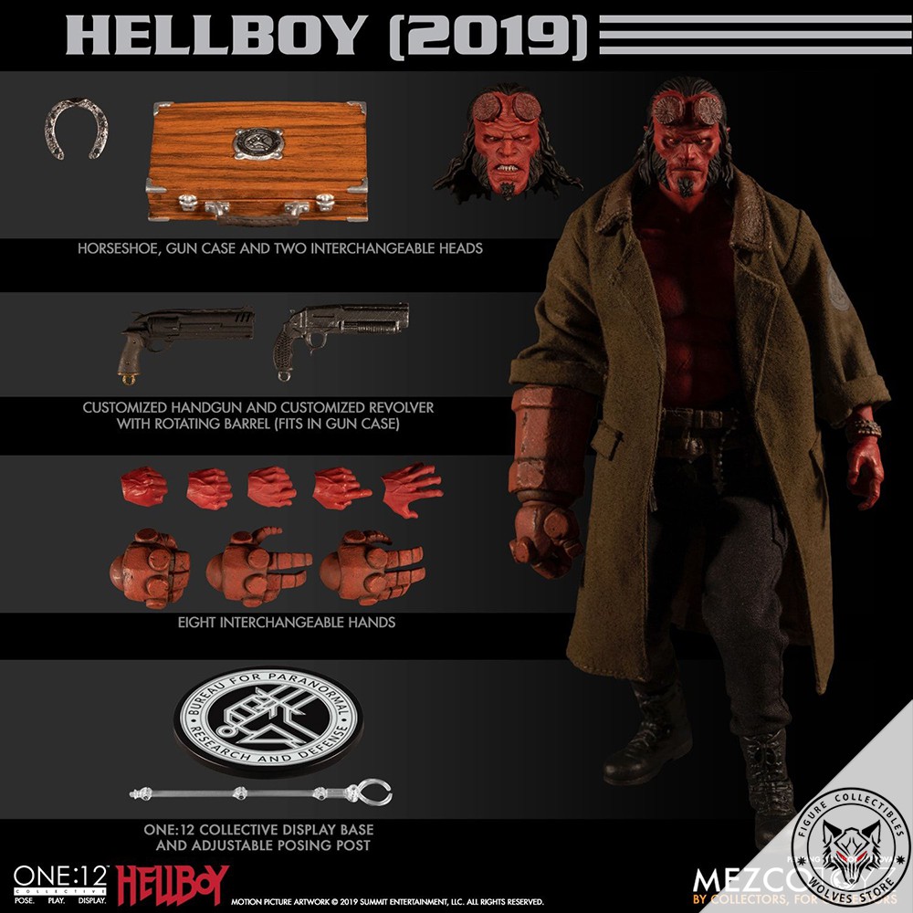 Mô hình chính hãng Mezco: Hellboy