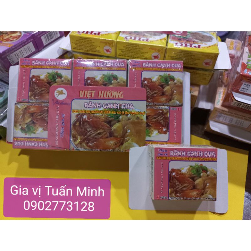 Gia vị viên súp bánh canh cua Việt Hương 75g