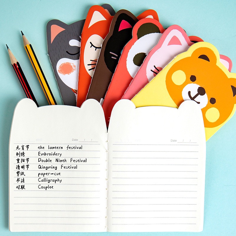 Sổ Tay Mini Sổ Ghi Chú Hình Thú Xinh Xắn Kute