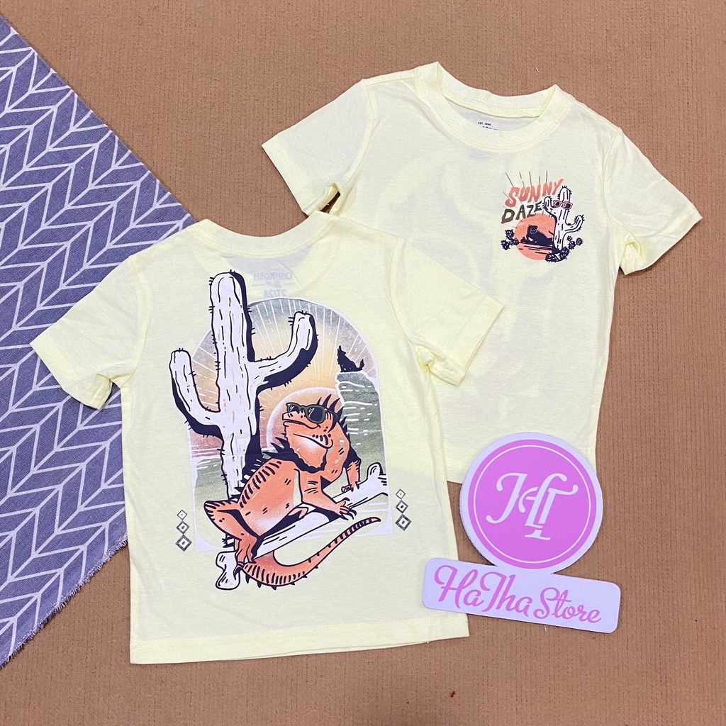 (8-19kg) Áo thun 0SHK0SH tay ngắn cho bé trai