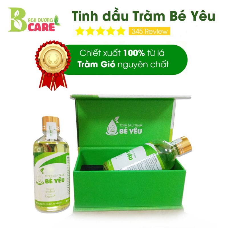 Tinh dầu Tràm Bé Yêu -Tinh Dầu Tràm Bạch Dương - Dầu Tràm thiên nhiên - 100ml