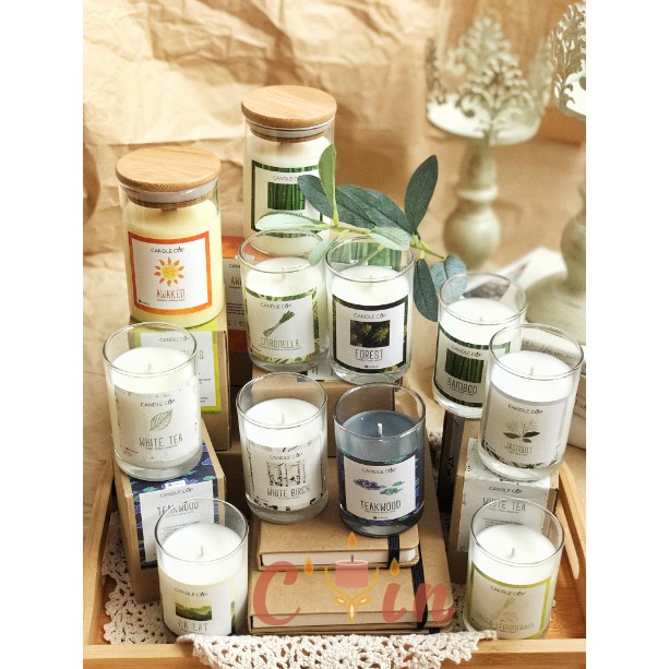 Nến Thơm AGAYA (Candle Cup) Tinh Dầu Thiên Nhiên Cao Cấp Sáp Cọ - C'Yin Candle