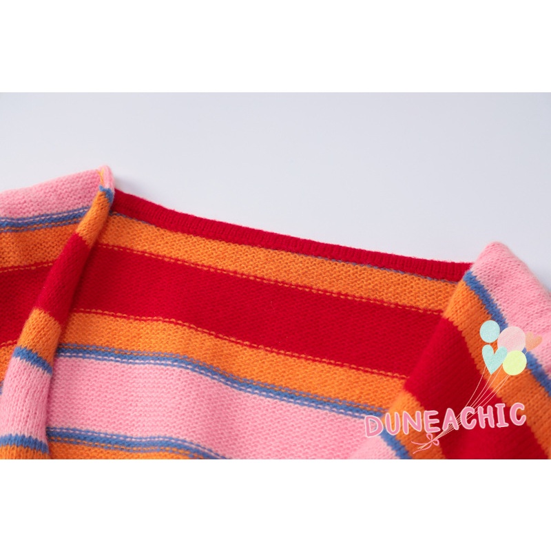 Set Áo Nỉ Dài Tay Cổ Chữ V Và Chân Váy Lưng Cao Phối Dây Rút Phong Cách Sành Điệu