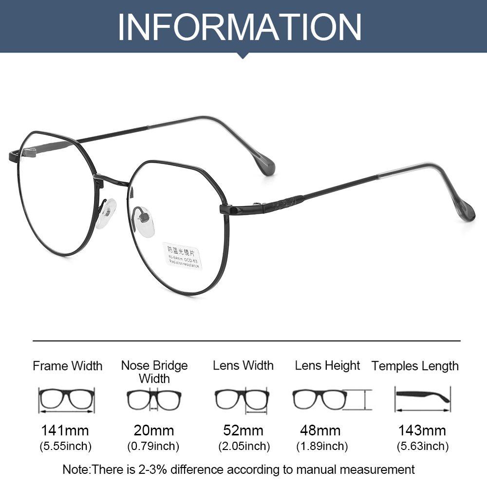 LEILY Kính Chống Ánh Sáng Xanh Thời Trang Bảo Vệ Mắt