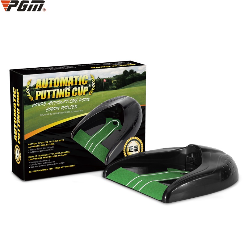 máy bắn nhả bóng golf PGM-DB010: dùng kết hợp các loại thảm tập Putting để luyện tập.