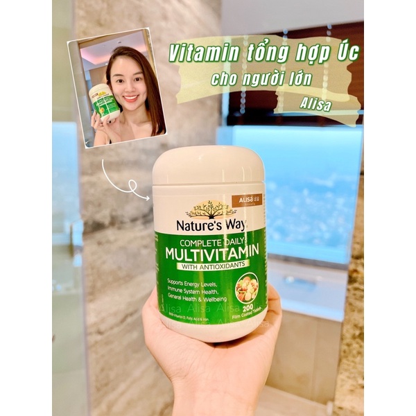 Vitamin tổng hợp hàng ngày + tảo biển-ALISA