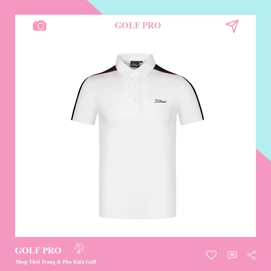 Áo đánh golf nam cộc tay thể thao cao cấp GOLF PRO AN017