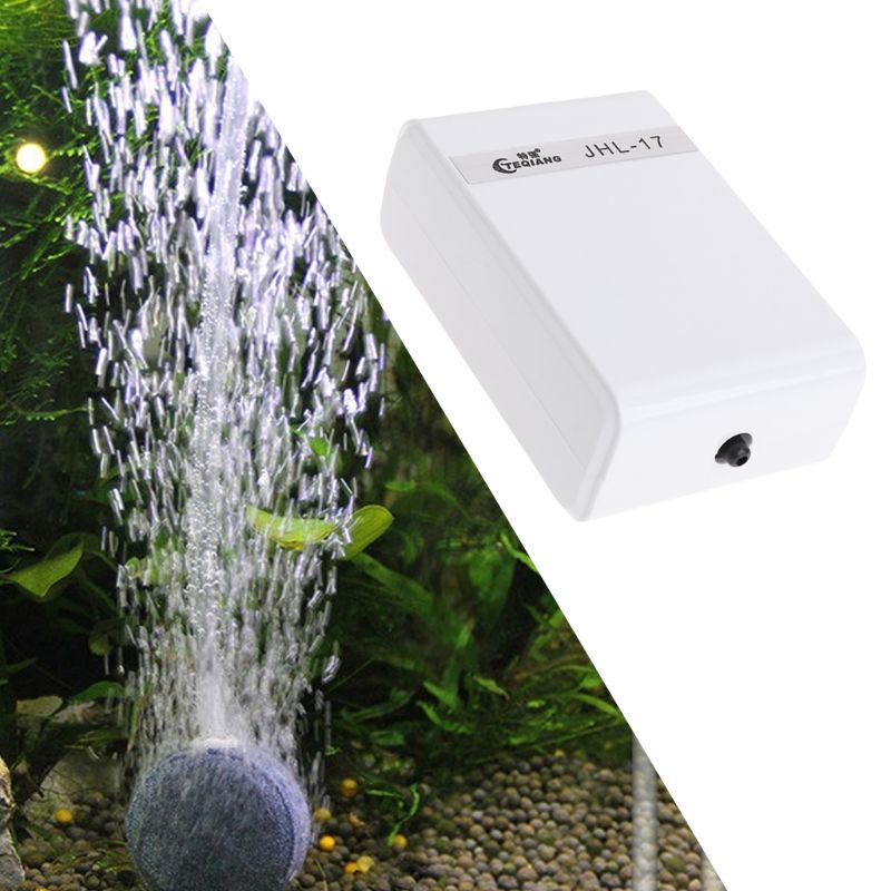 Máy Bơm Bong Bóng Mini Sạc USB Không Gây Tiếng Ồn Cho Bể Cá / Ô Xi Pu